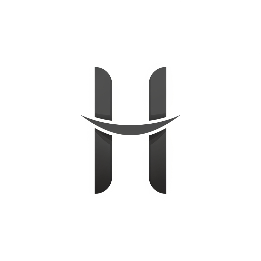 AI Design for logo for 'H'