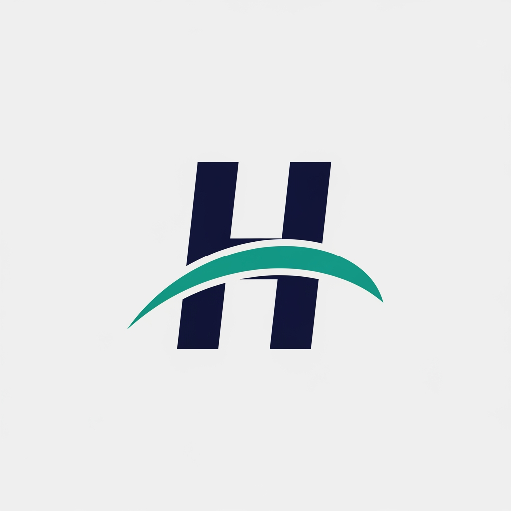 AI Design for logo for 'H'