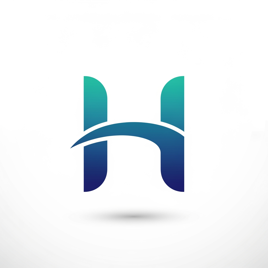 AI Design for logo for 'H'