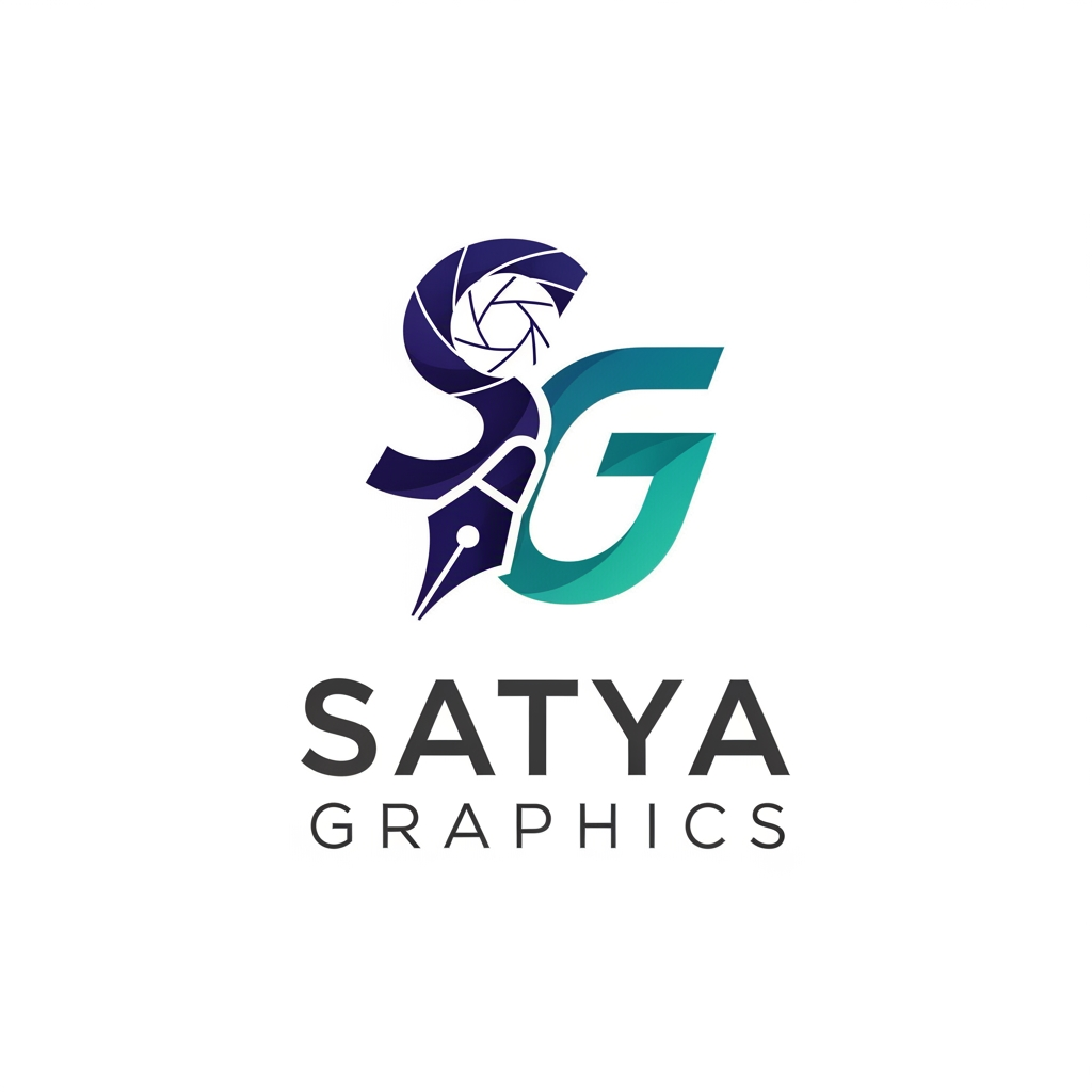 AI Design for create a logo for shop satya graphics