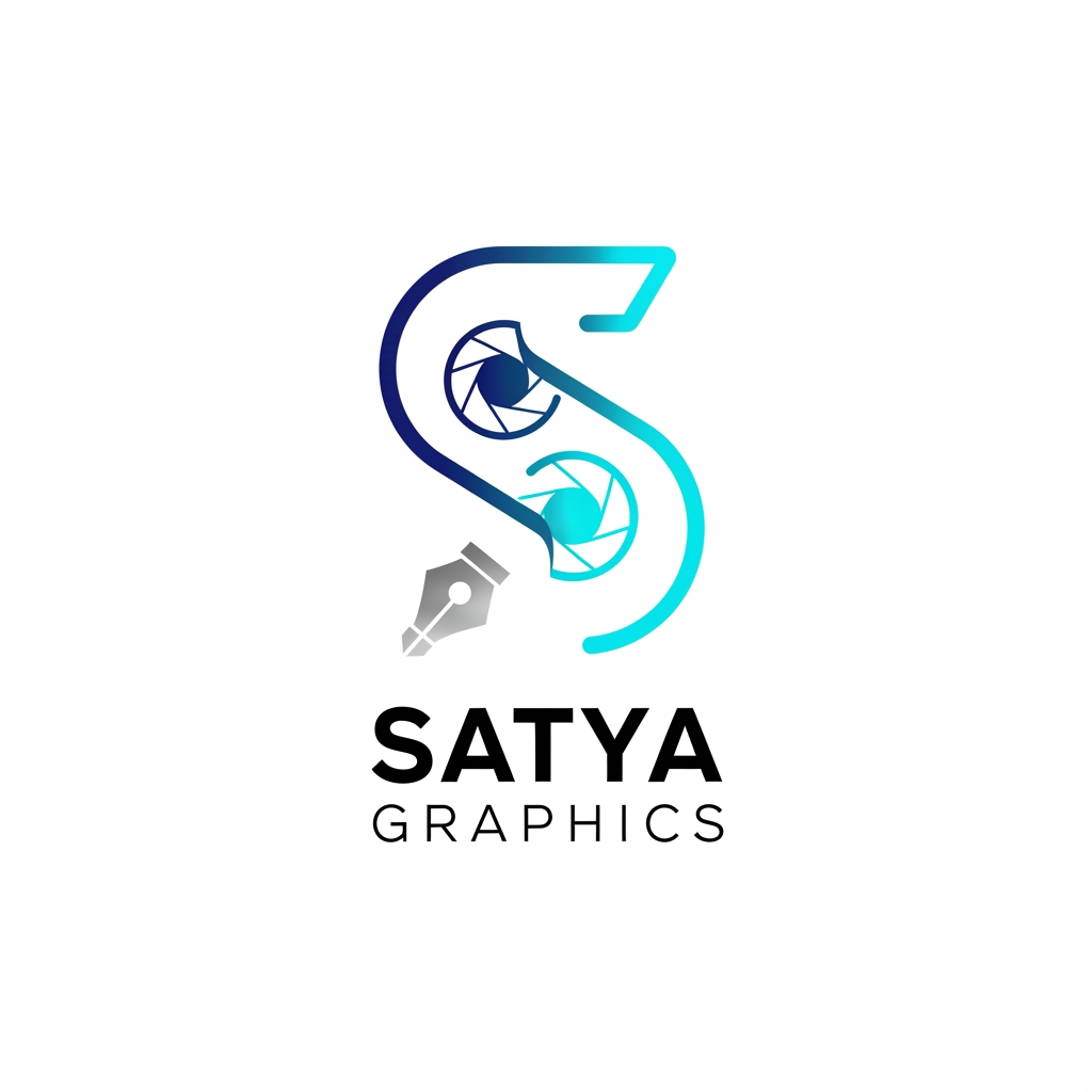 AI Design for create a logo for shop satya graphics