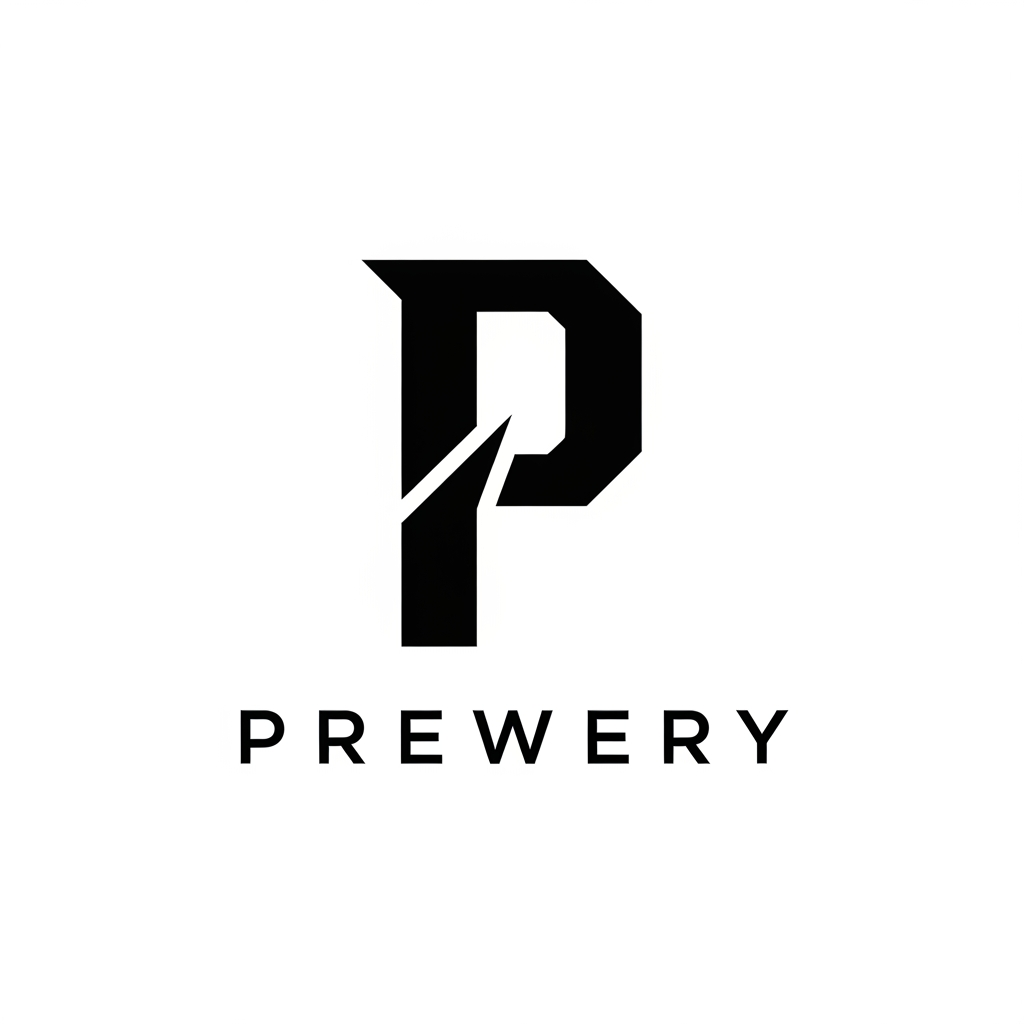 AI Design for I WANT TO CREATE A LOGO FOR "PREWERY"
A high-end, minimalist logo featuring a geometric letter 'P', bold custom typography, sharp architectural lines with a subtle diagonal slice through the stem, vector art style, monochrome, flat design, premium agency aesthetic."