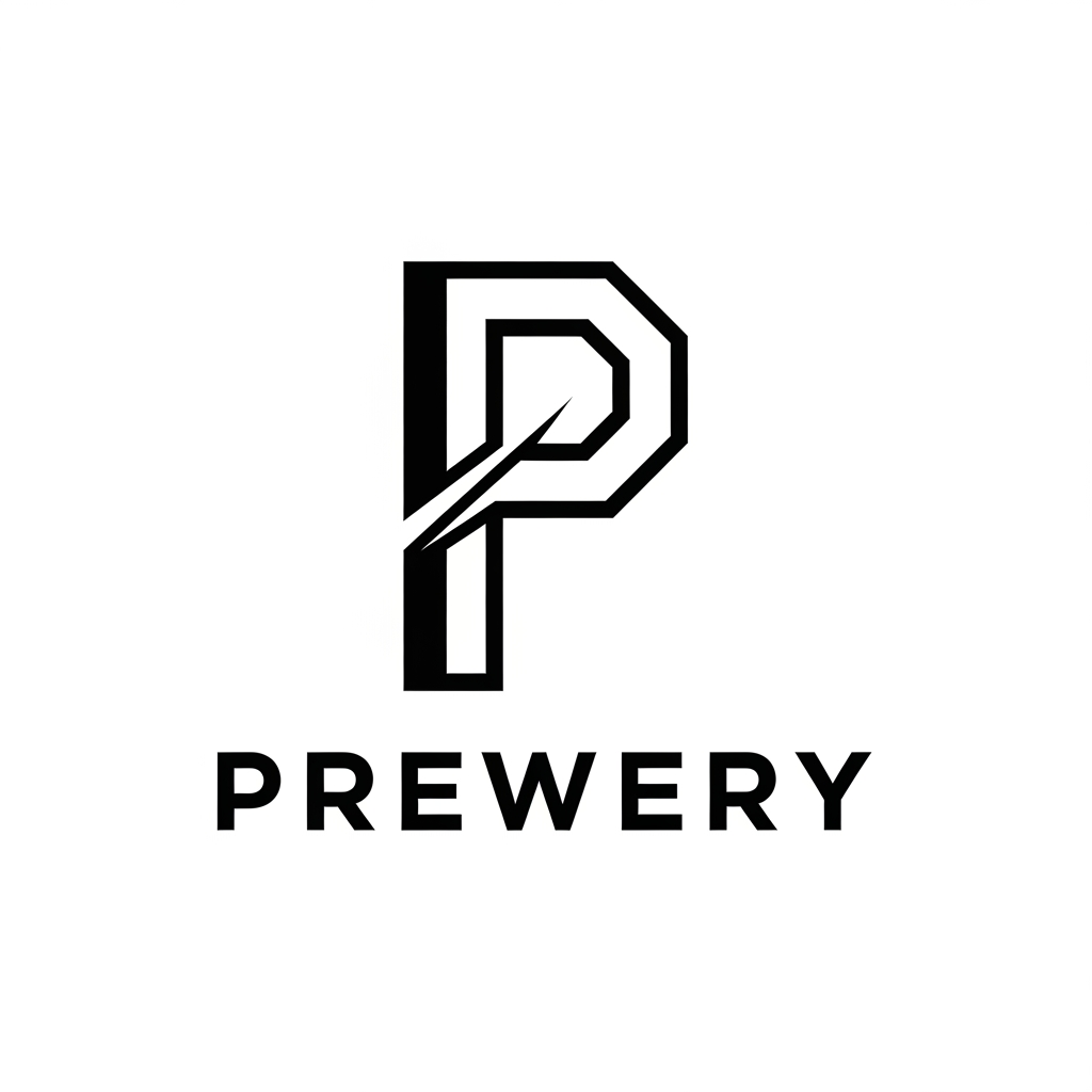 AI Design for I WANT TO CREATE A LOGO FOR "PREWERY"
A high-end, minimalist logo featuring a geometric letter 'P', bold custom typography, sharp architectural lines with a subtle diagonal slice through the stem, vector art style, monochrome, flat design, premium agency aesthetic."