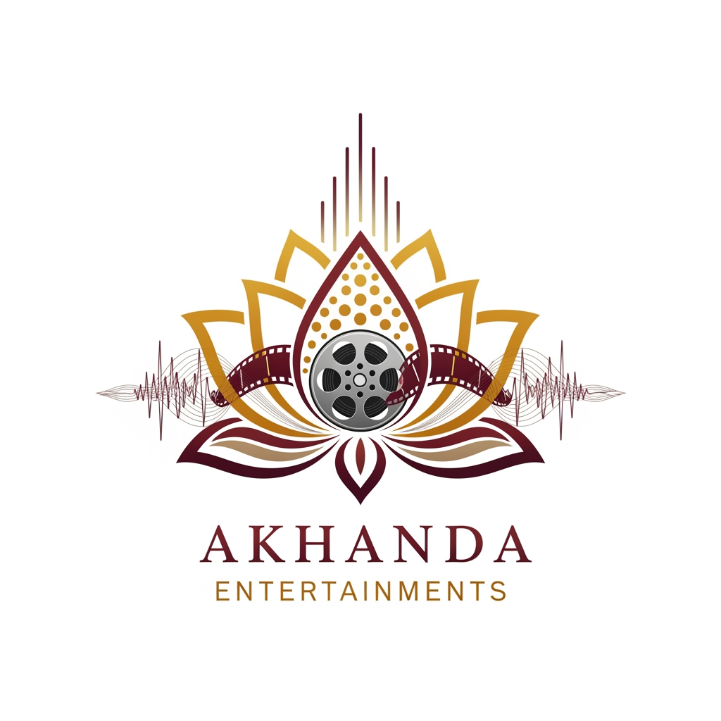 AI Design for create a logo for akhanda entertainments