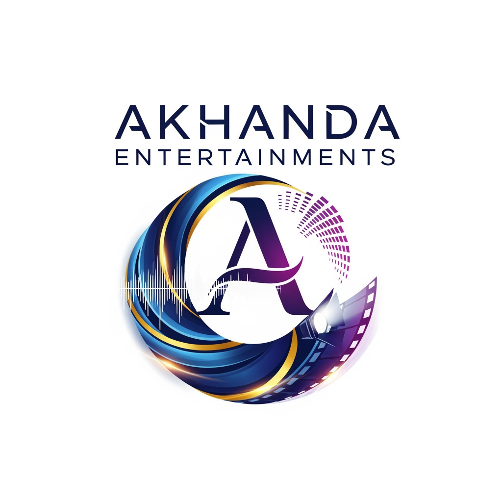 AI Design for create a logo for akhanda entertainments