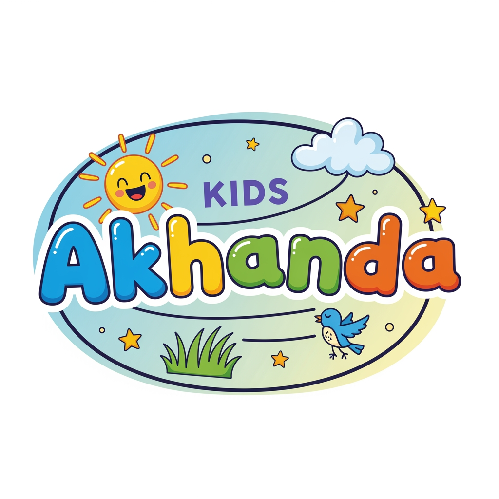 AI Design for akhanda kids logo