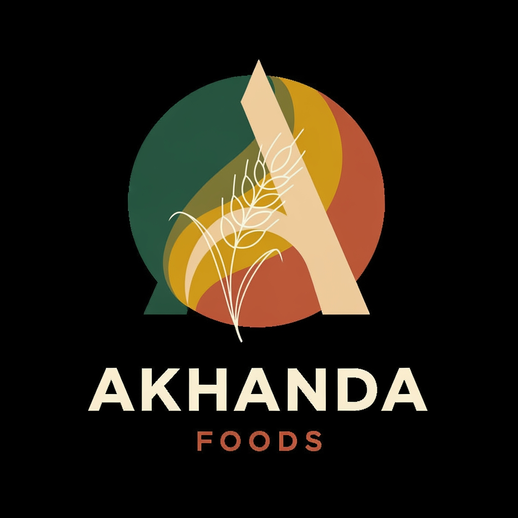 AI Design for akhanda foods logo it shoud be unique