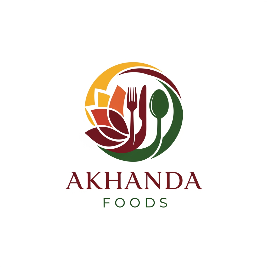 AI Design for akhanda foods logo it shoud be unique