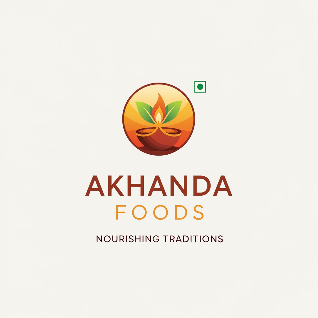 AI Design for akhanda foods logo it shoud be unique