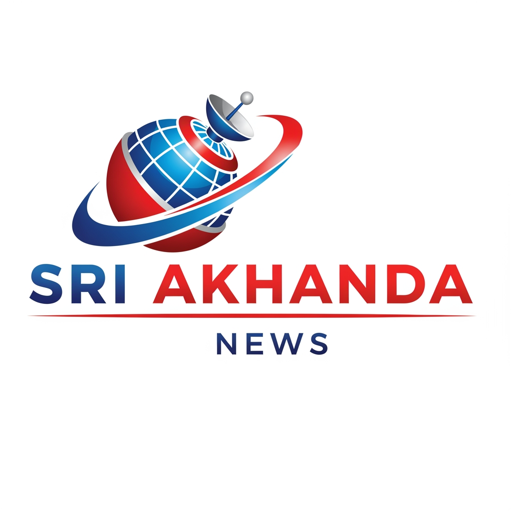 AI Design for sri akhanda news logo for chanel