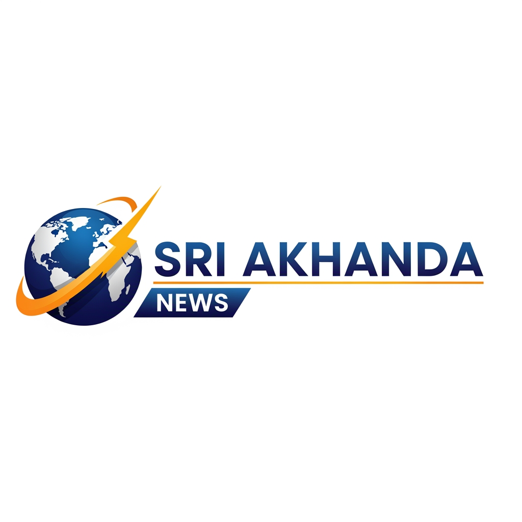 AI Design for sri akhanda news logo for chanel
