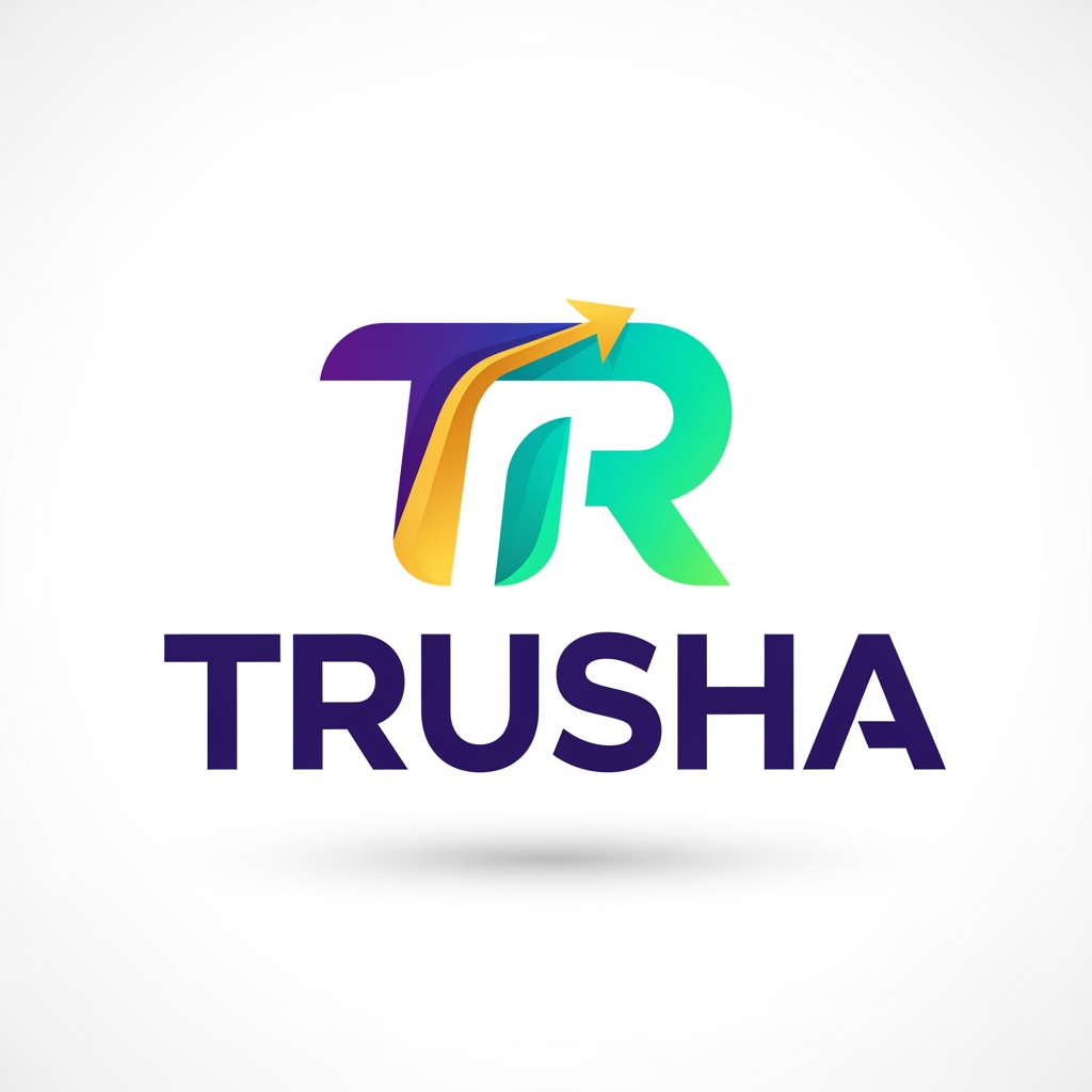 AI Design for upar no je logo che ema TRUSHA kr design evu
