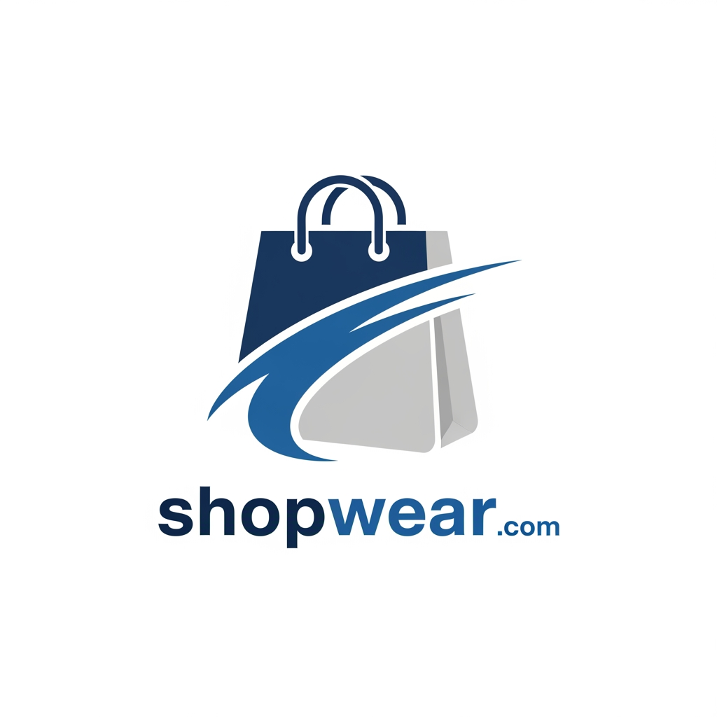 AI Design for i want to  create my own logo named "shopwear.com ".
