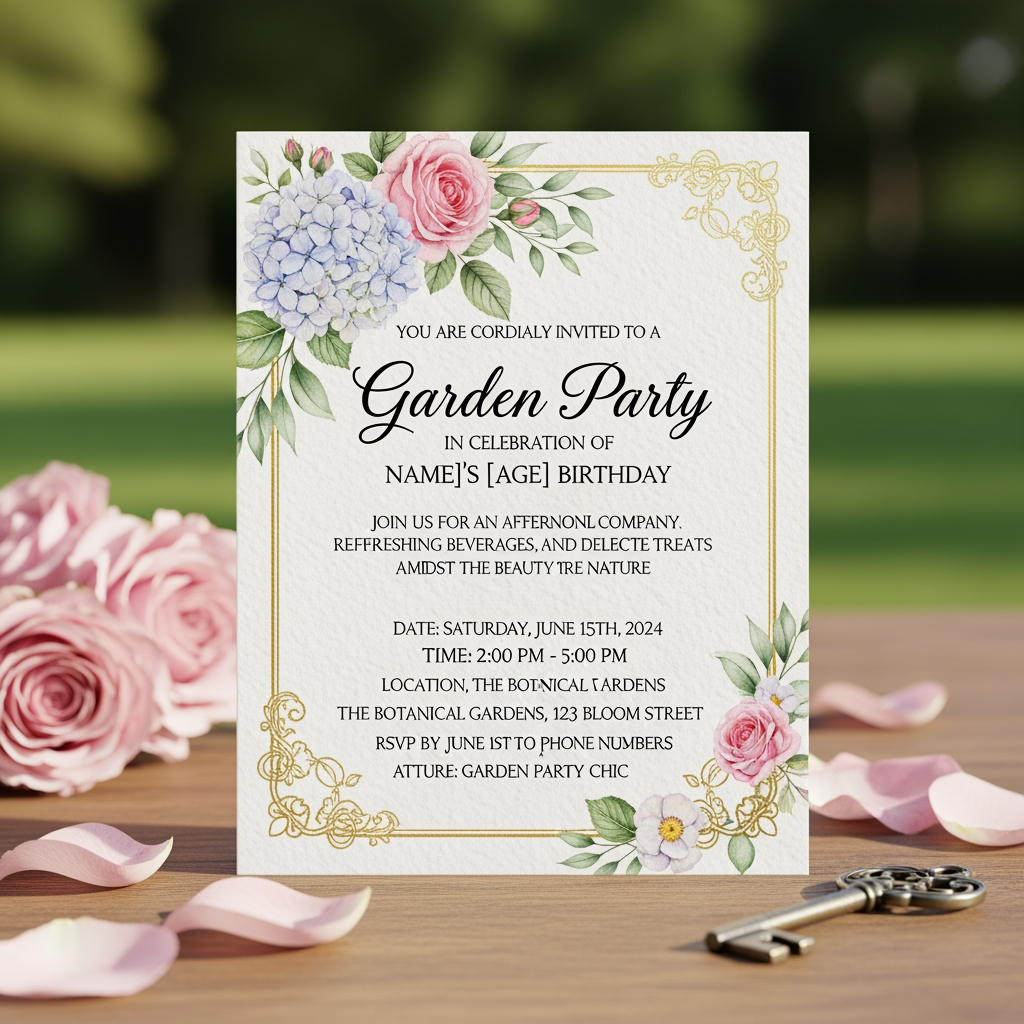 AI Design for invitation