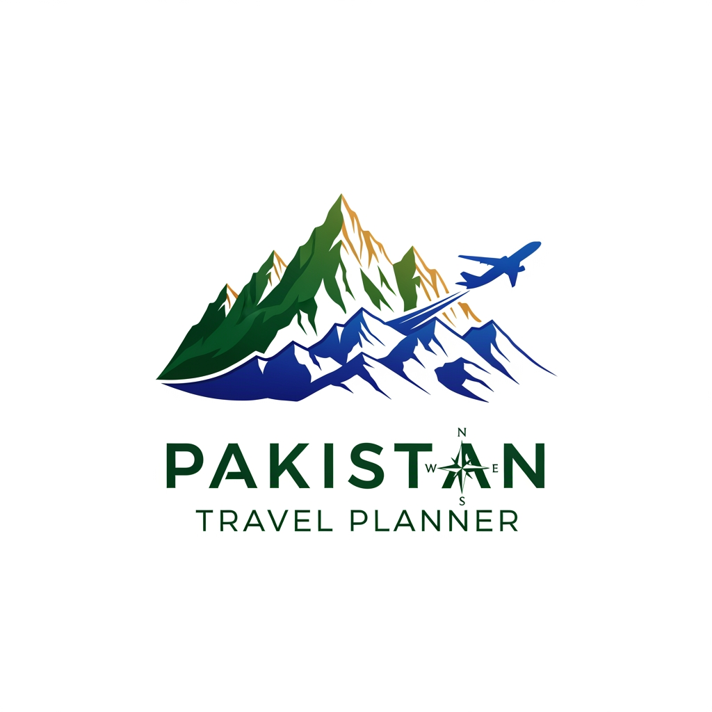 AI Design for pakistan travel planner is   mu client company name a make a logo