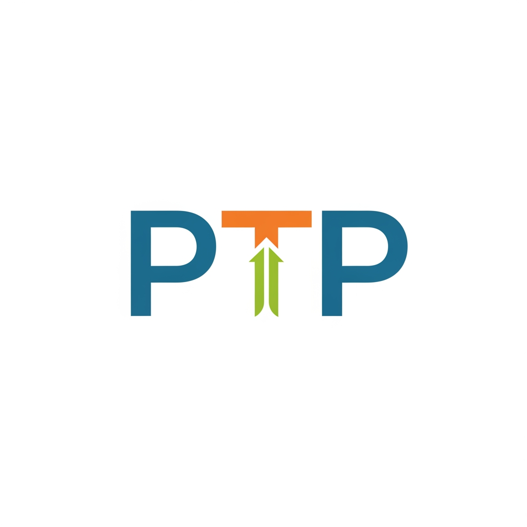 AI Design for PTP is   mu client company name a make a logo