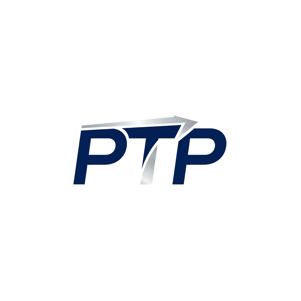 AI Design for PTP is   mu client company name a make a logo