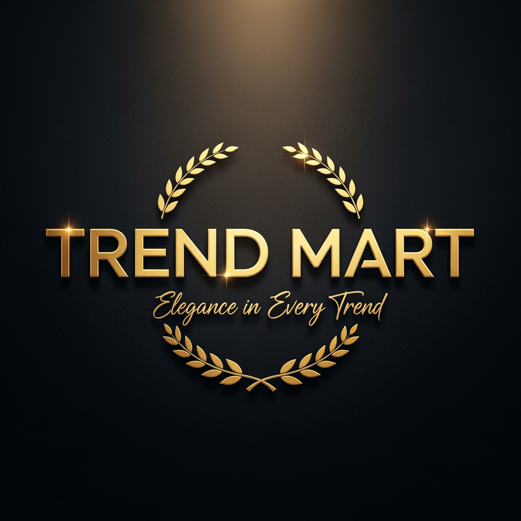 AI Design for TREND MART  GOLDEN COLOUR LOGO
