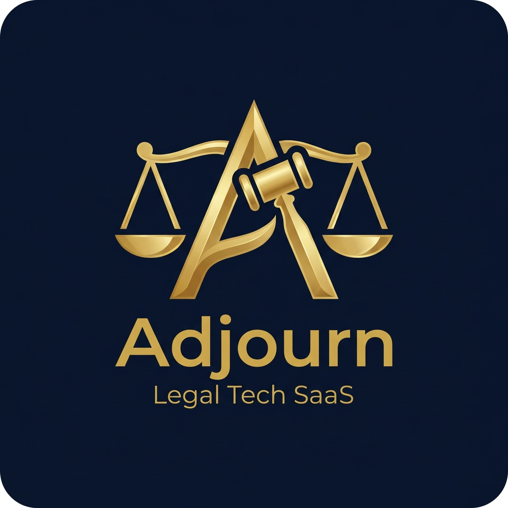 AI Design for Project Title: App Logo & Icon Design for "Adjourn" (Legal Tech SaaS)

Brand Overview: Adjourn is a premium, high-end mobile app specifically designed for Indian lawyers to manage case records, automate eCourts hearing schedules, and seamlessly sync files to Google Calendar. The brand voice is authoritative, elite, and frictionless.

Design Requirements:

The Core Concept: I need a modern, sleek mobile app icon. The design should cleverly combine the letter "A" with a minimal, sharp nod to legal jargons/symbols (like a gavel or a clean scale of justice). Avoid cliché, bulky, cartoonish judge gavels.

Color Architecture:

Background: Deep Gavel Midnight Blue (#0F172A)

Accent/Icon: Premium Courtroom Brass/Gold (#D4AF37)

Deliverables Needed:

High-resolution PNG app store asset icon layout.

Scalable Vector Graphics (.SVG) file for no-code development injection.

Style: Corporate luxury, minimalist, commanding respect, highly readable on small smartphone screens.