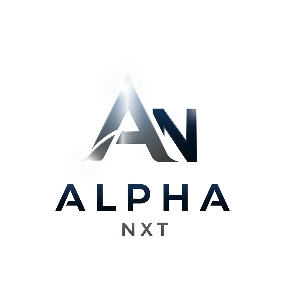 AI Design for create a brand logo in the name of ALPHA NXT