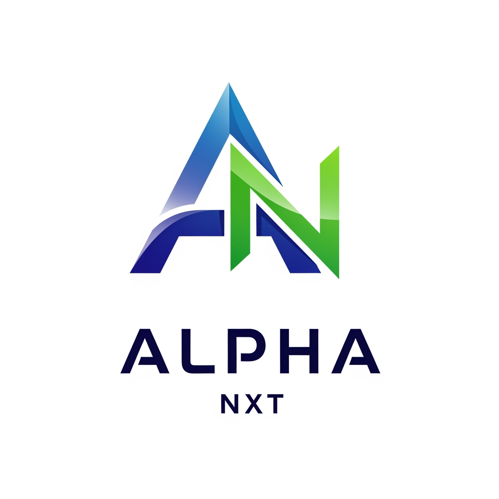 AI Design for create a brand logo in the name of ALPHA NXT