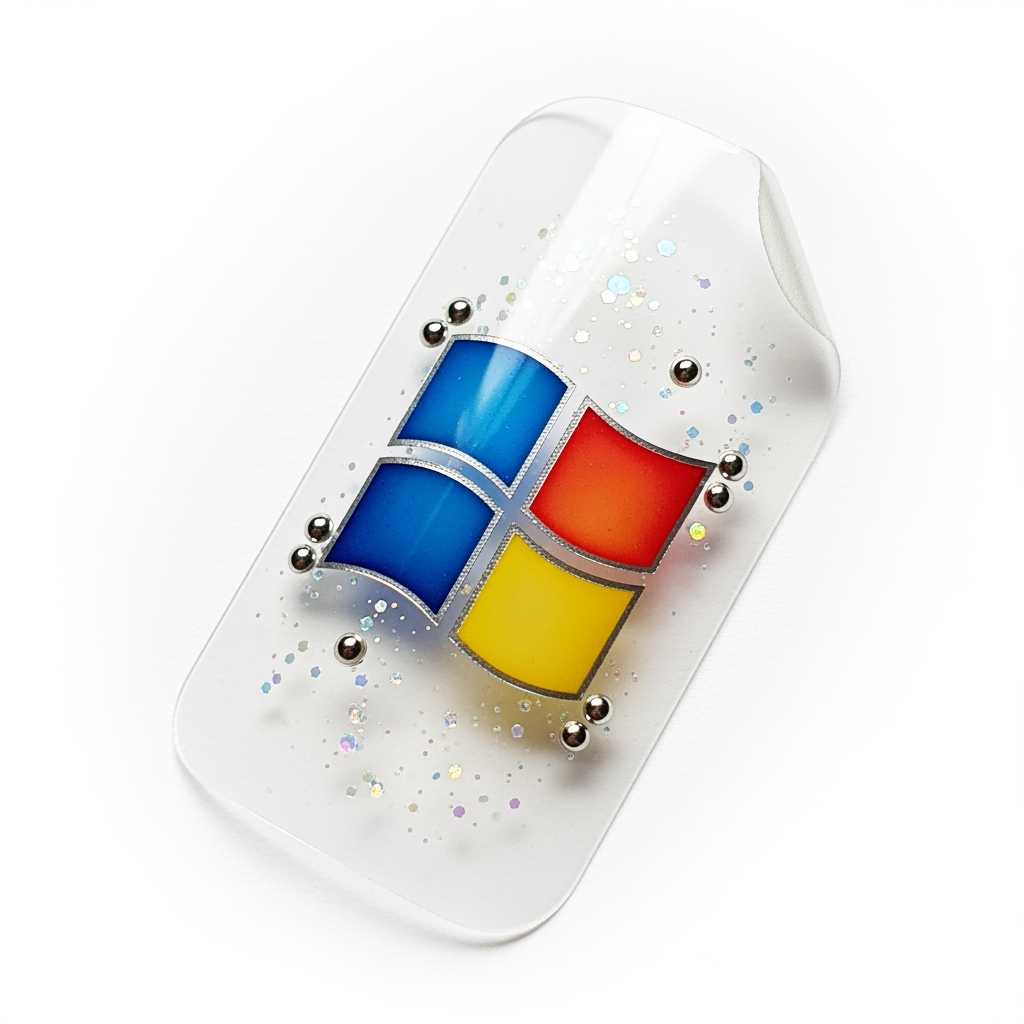 AI Design for windows logo for nails maker
