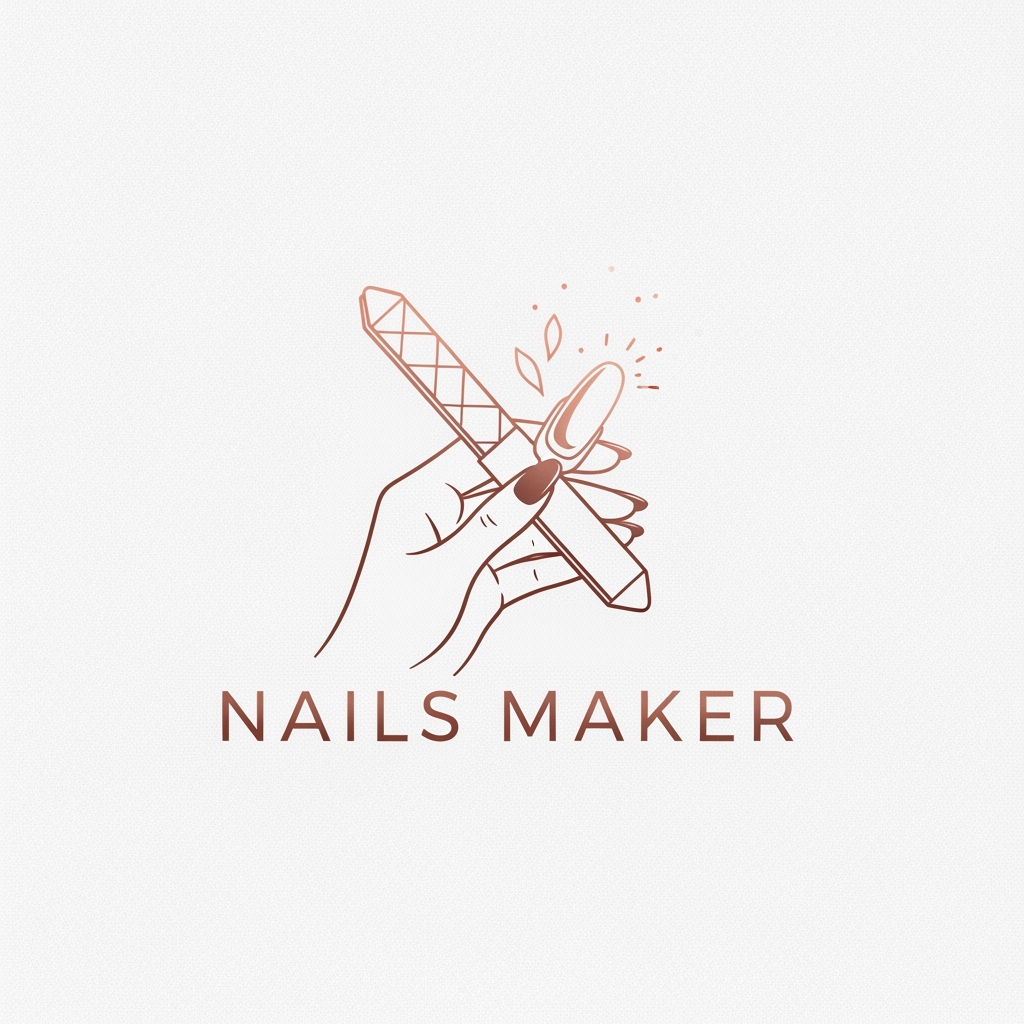 AI Design for nails maker logo