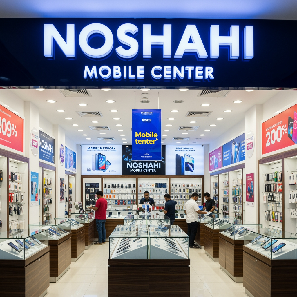 AI Design for NOSHAHI MOBILE CENTER