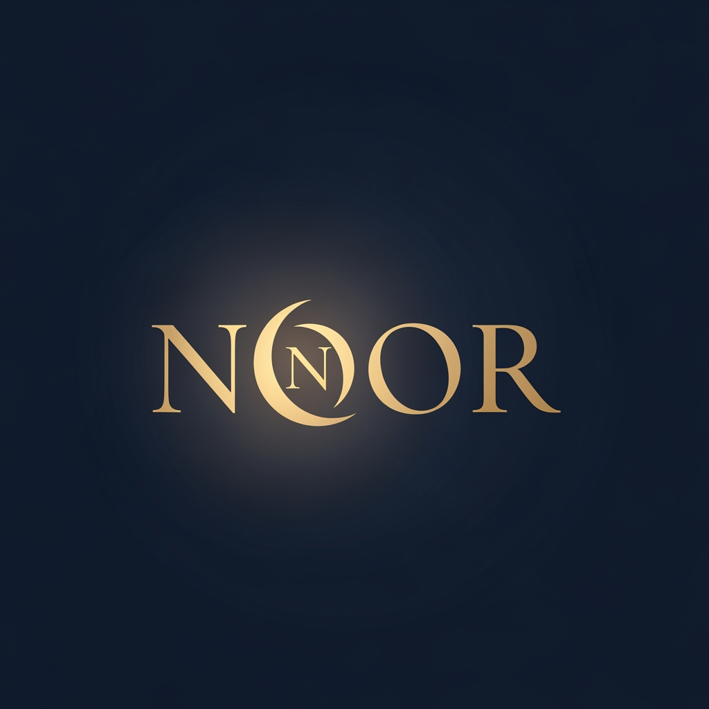 AI Design for create a logo for noor name