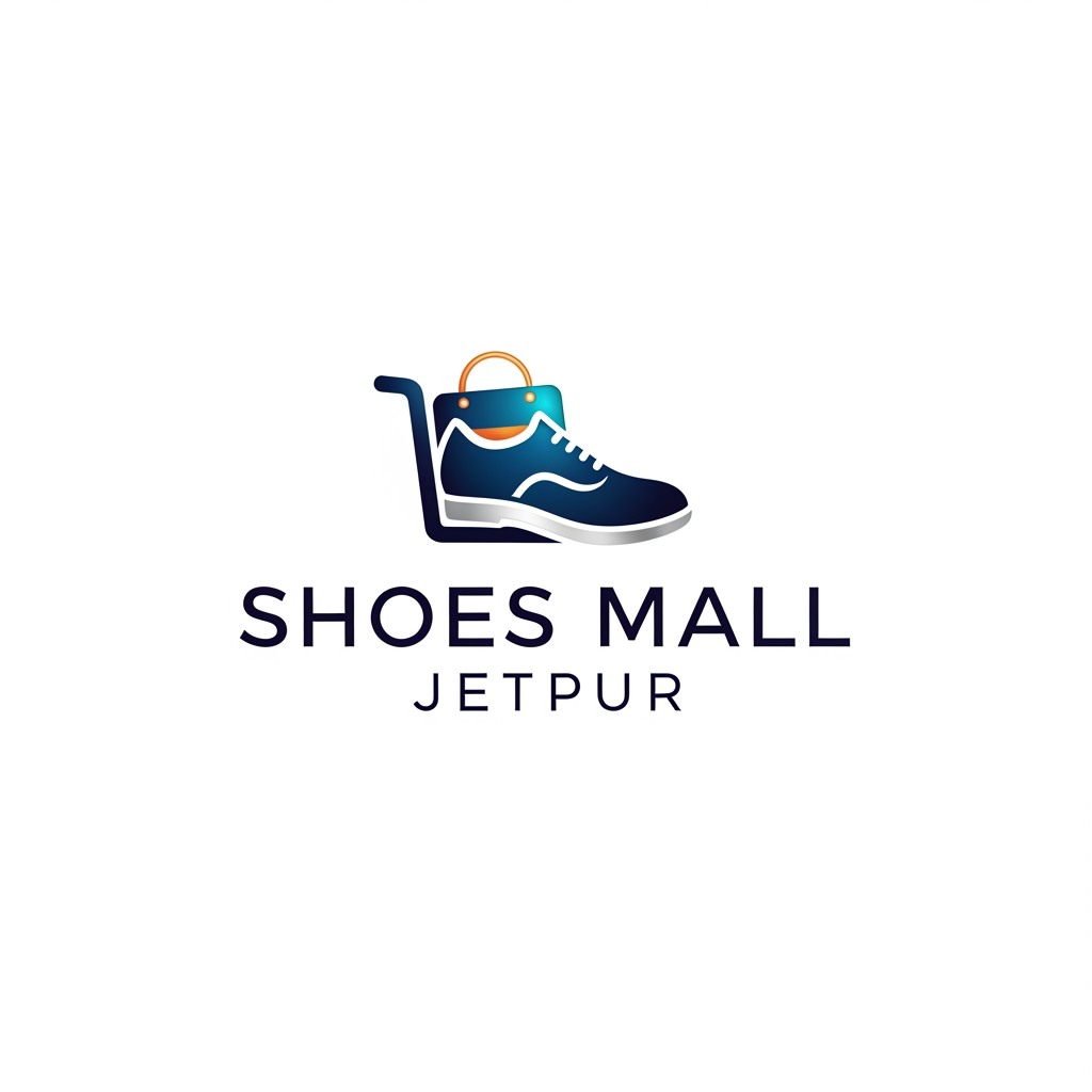 AI Design for SHOES MALL JETPUR LO0GO ASTHETIC