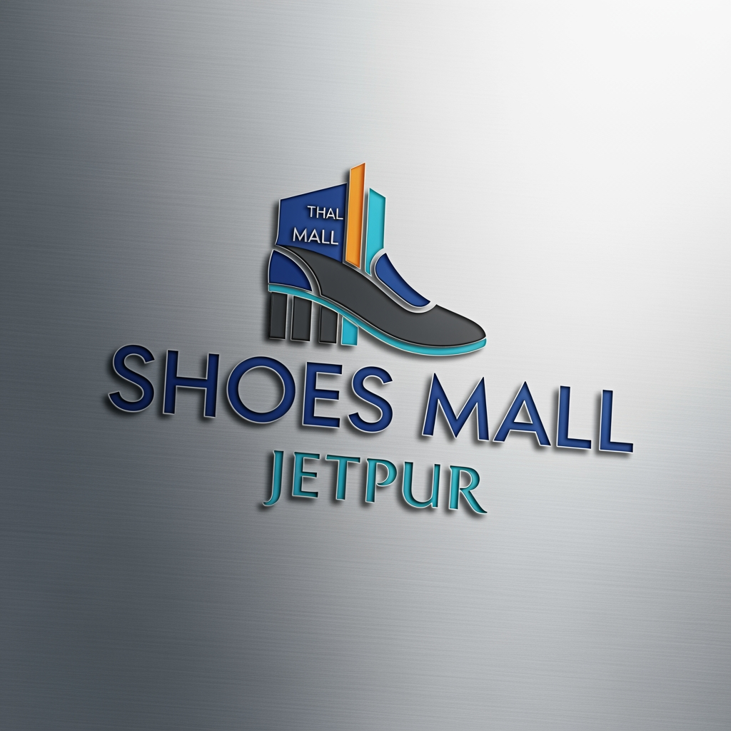 AI Design for SHOES MALL JETPUR LO0GO ASTHETIC