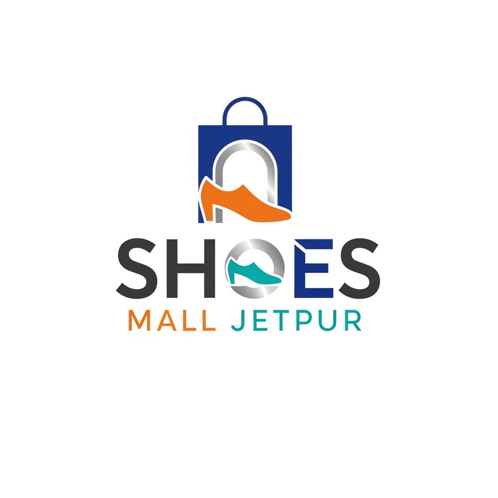 AI Design for SHOES MALL JETPUR LO0GO ASTHETIC