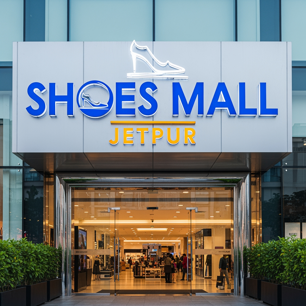 AI Design for SHOES MALL JETPUR LO0GO