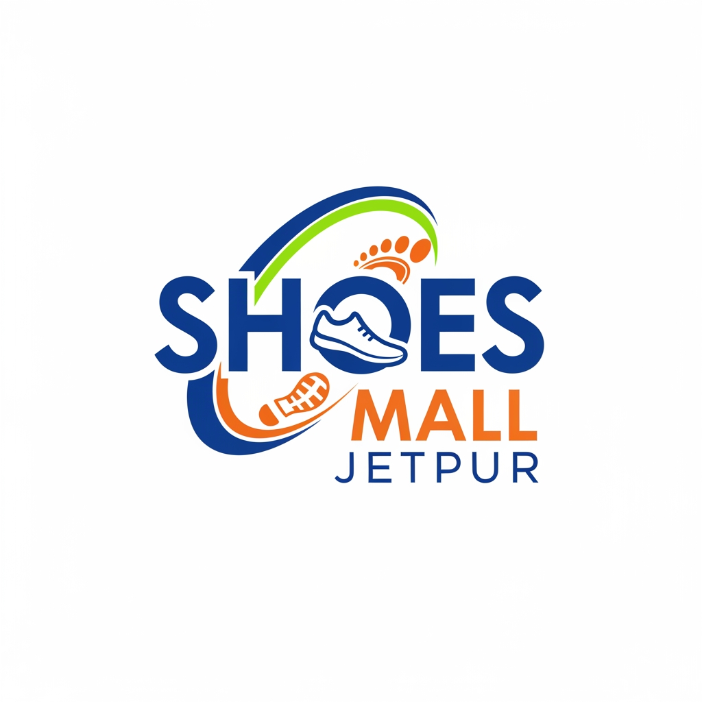 AI Design for SHOES MALL JETPUR LO0GO SOMETHING UNIQUE