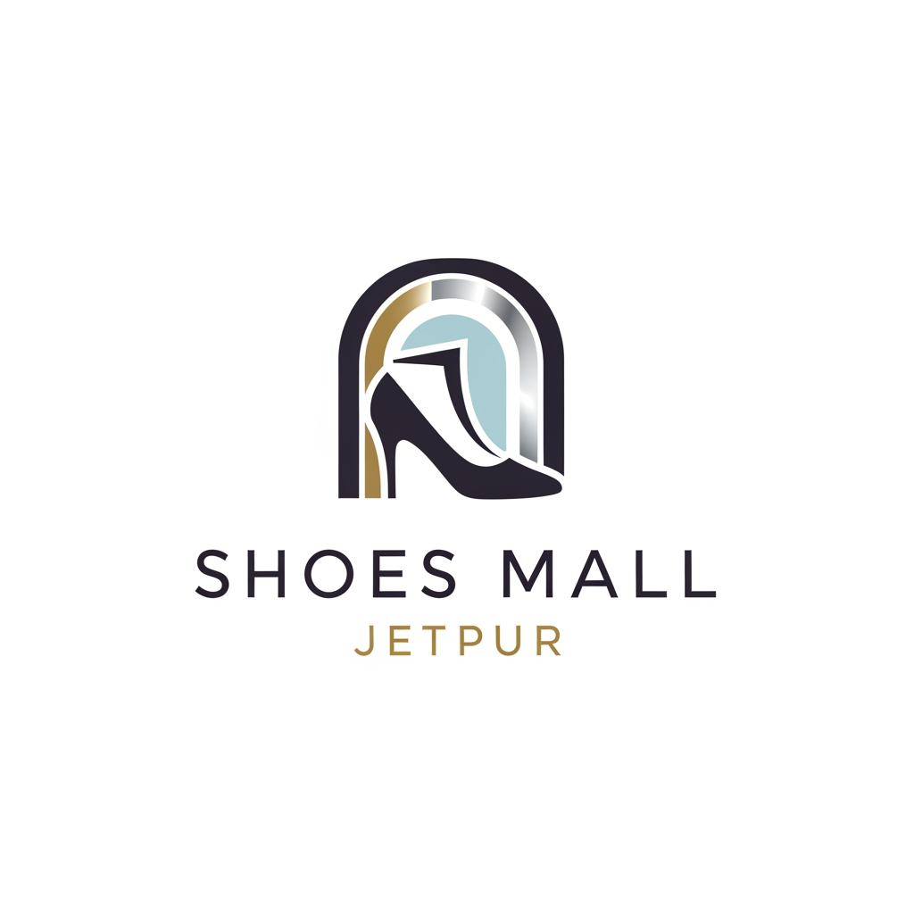 AI Design for SHOES MALL JETPUR LO0GO ASTHETIC