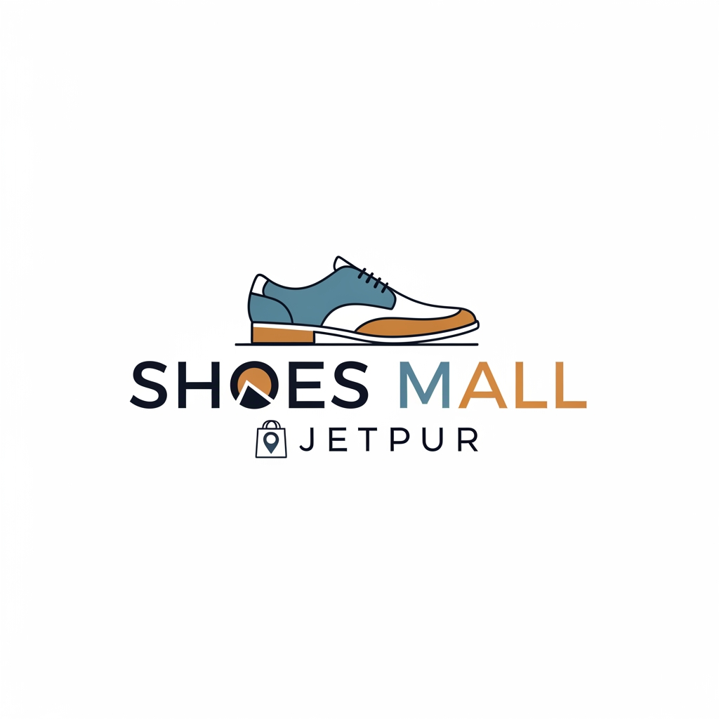 AI Design for SHOES MALL JETPUR LO0GO ASTHETIC