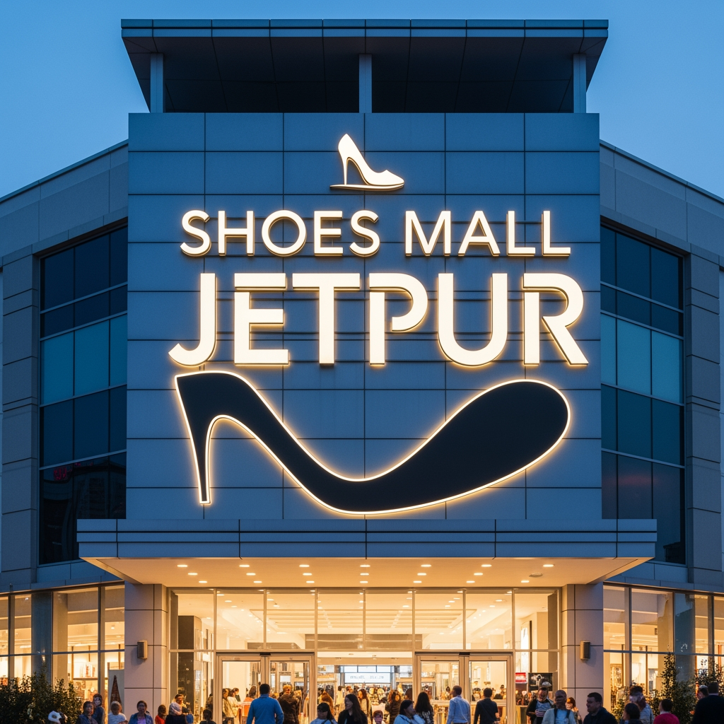 AI Design for SHOES MALL JETPUR LO0GO SOMETHING UNIQUE