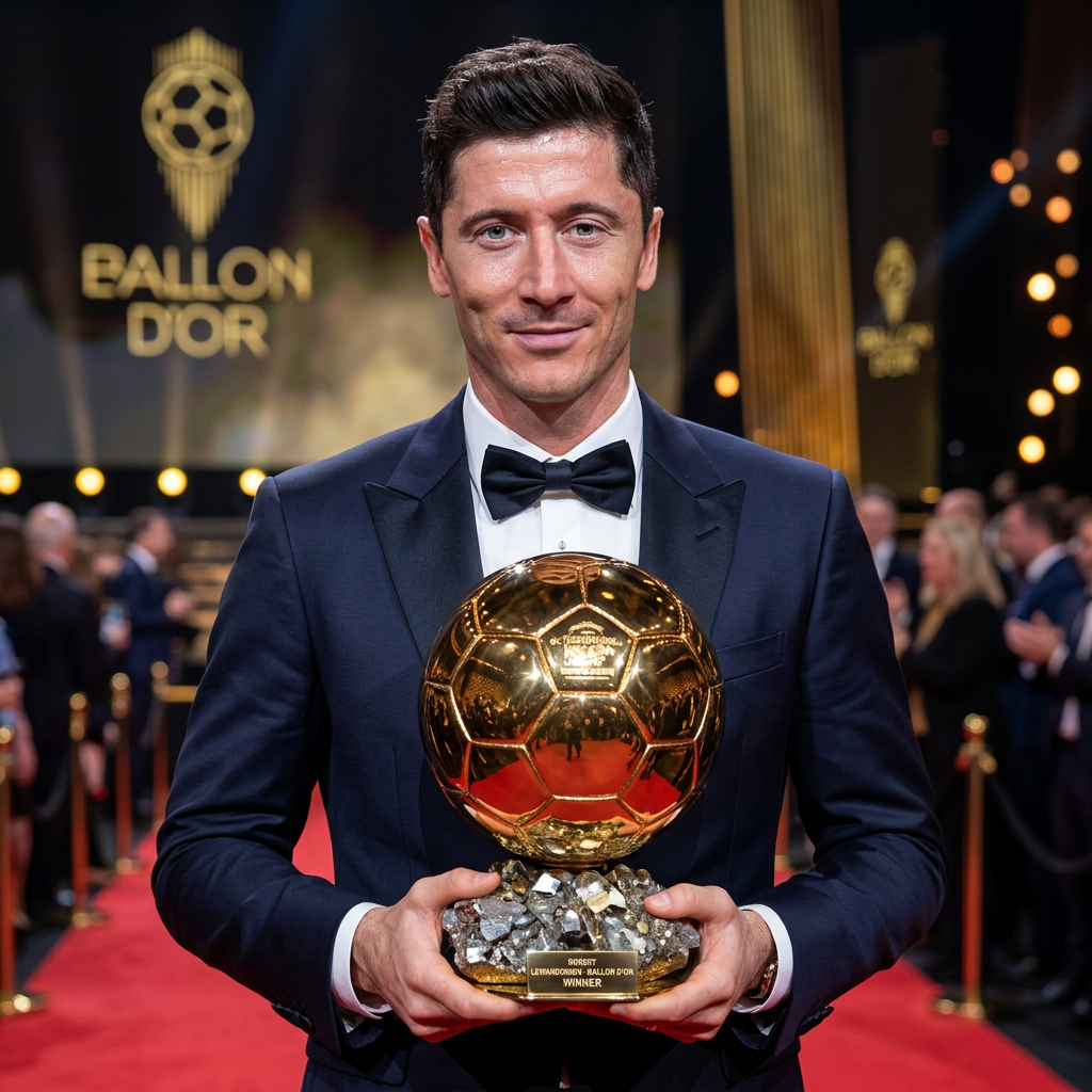 AI Design for Holding ballon dor