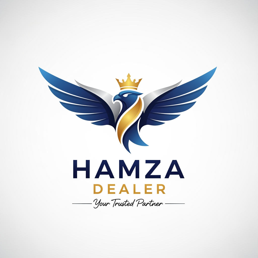 AI Design for make logo od hamza dealer