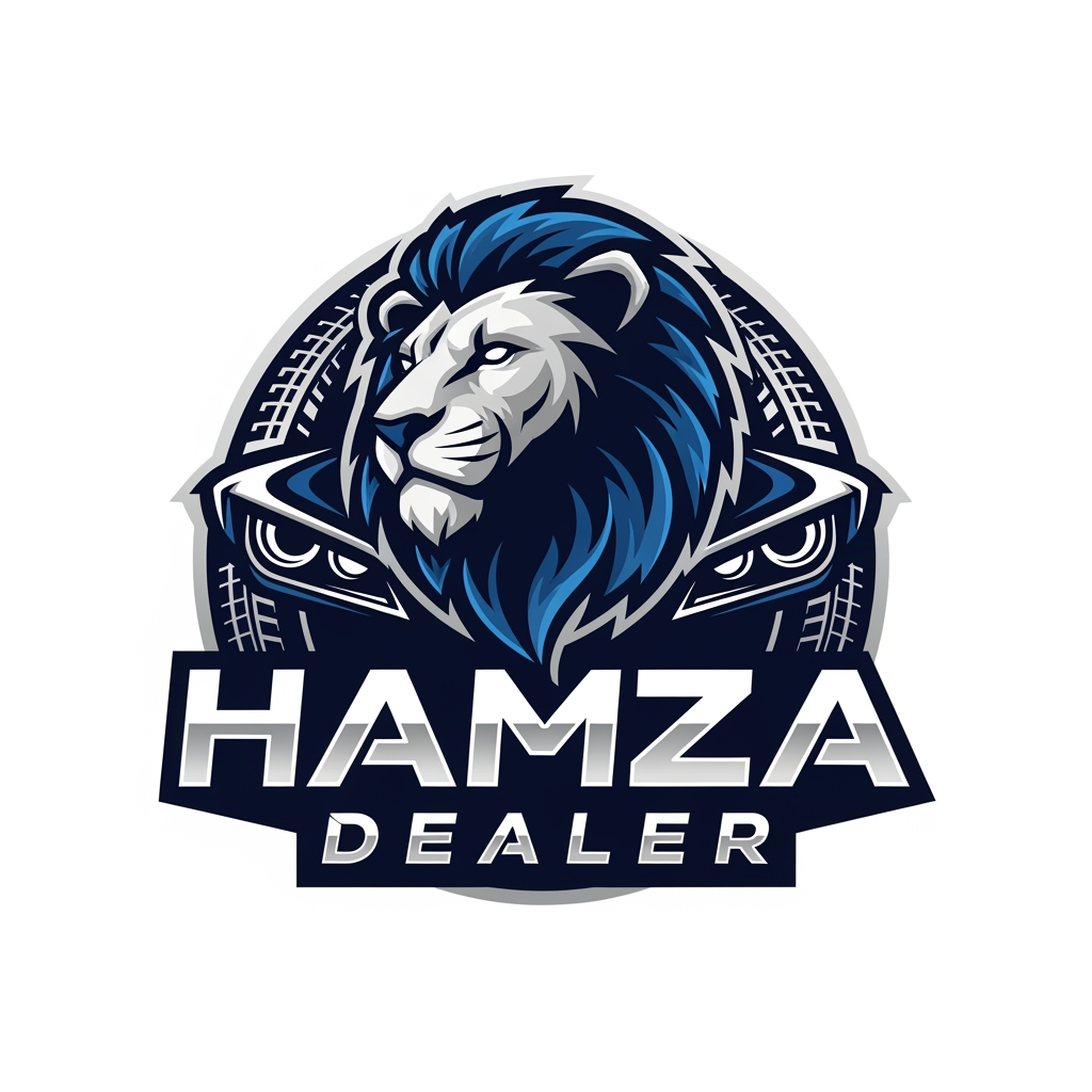 AI Design for make logo od hamza dealer
