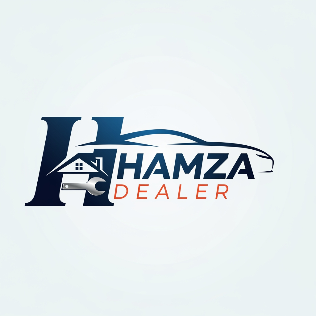 AI Design for make logo od hamza dealer