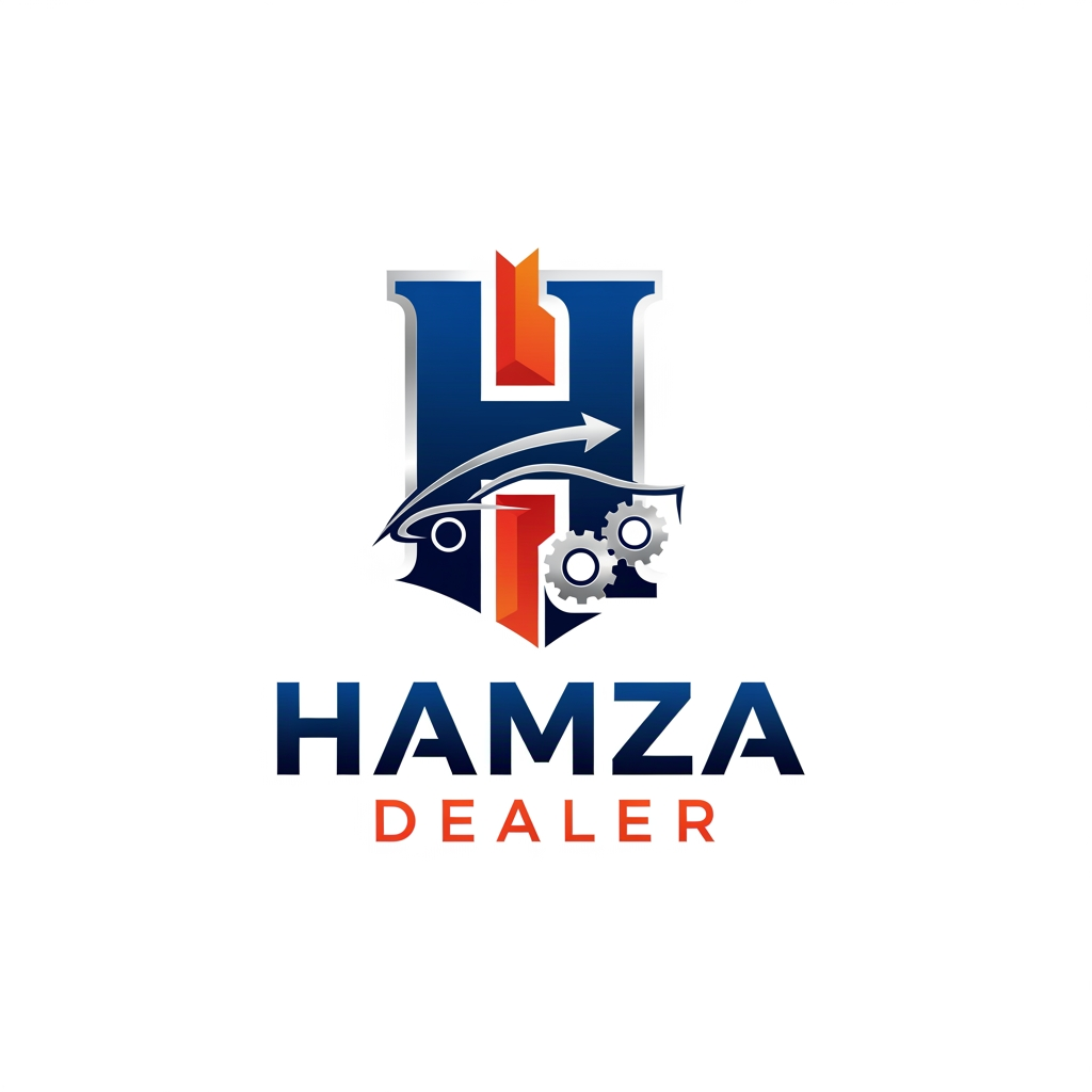 AI Design for make logo od hamza dealer