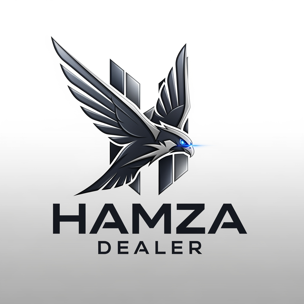 AI Design for make logo od hamza dealer