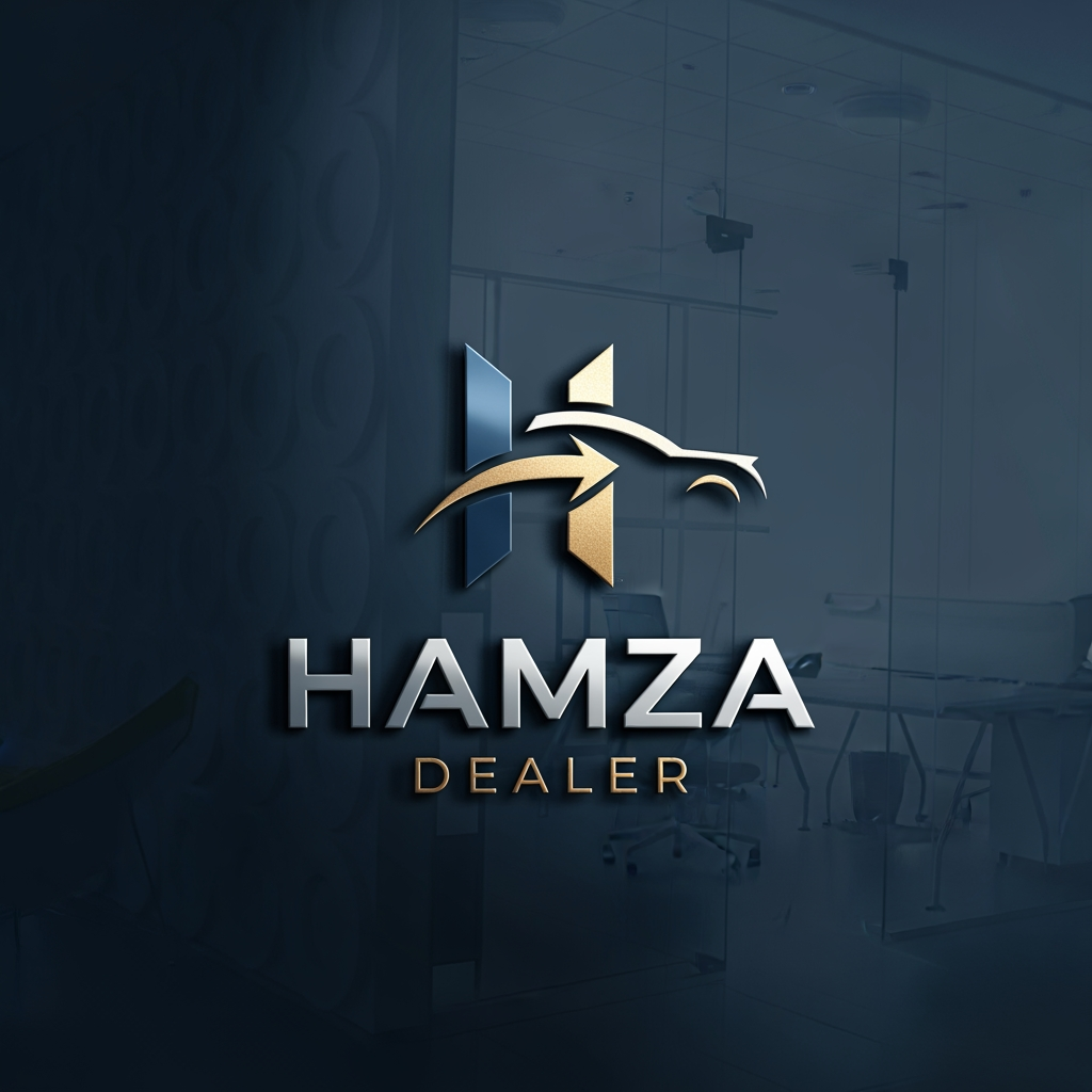 AI Design for make logo od hamza dealer