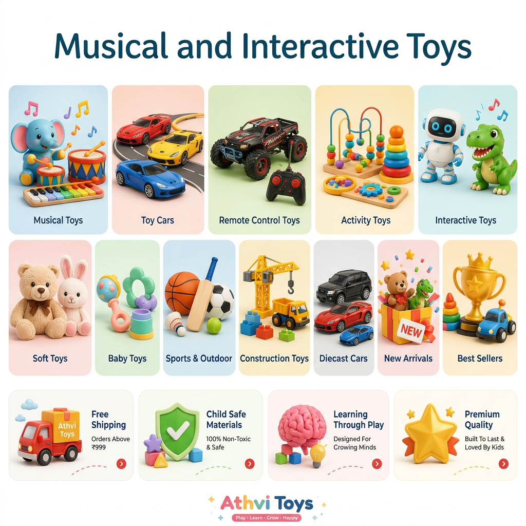 AI Design for add a banner Musical and Interactive Toys