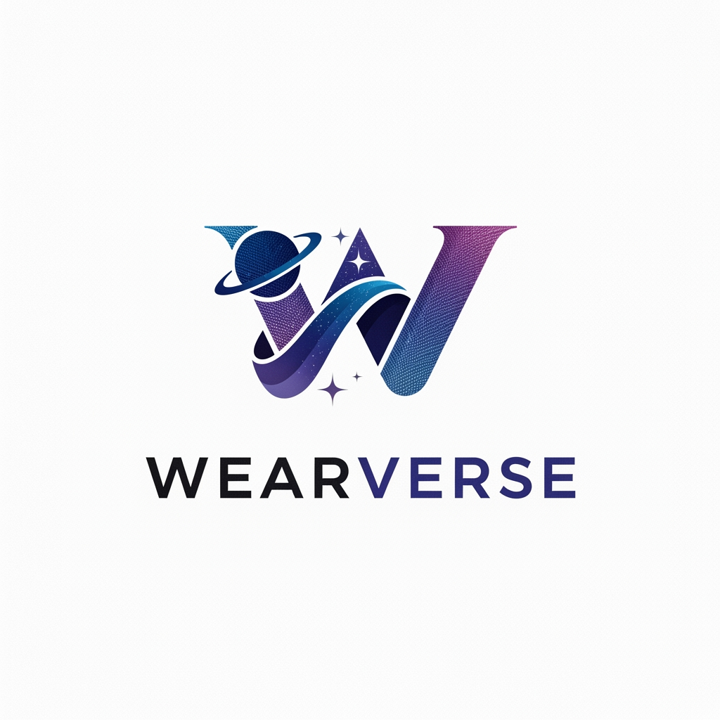 AI Design for create a logo for a clothing brand called WearVerse