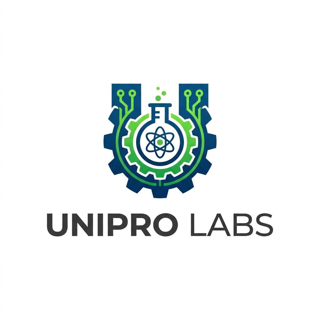 AI Design for LOGO FOR UNIPRO LABS