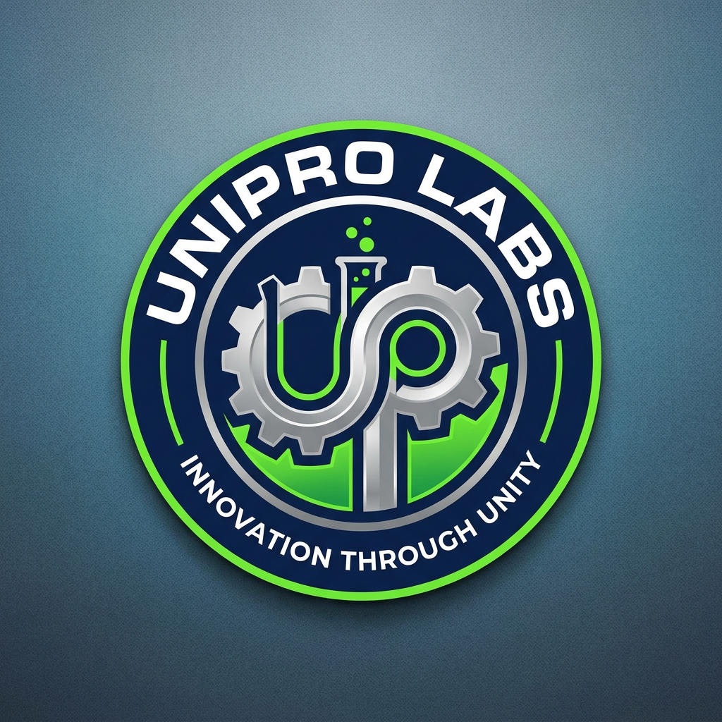 AI Design for LOGO FOR UNIPRO LABS