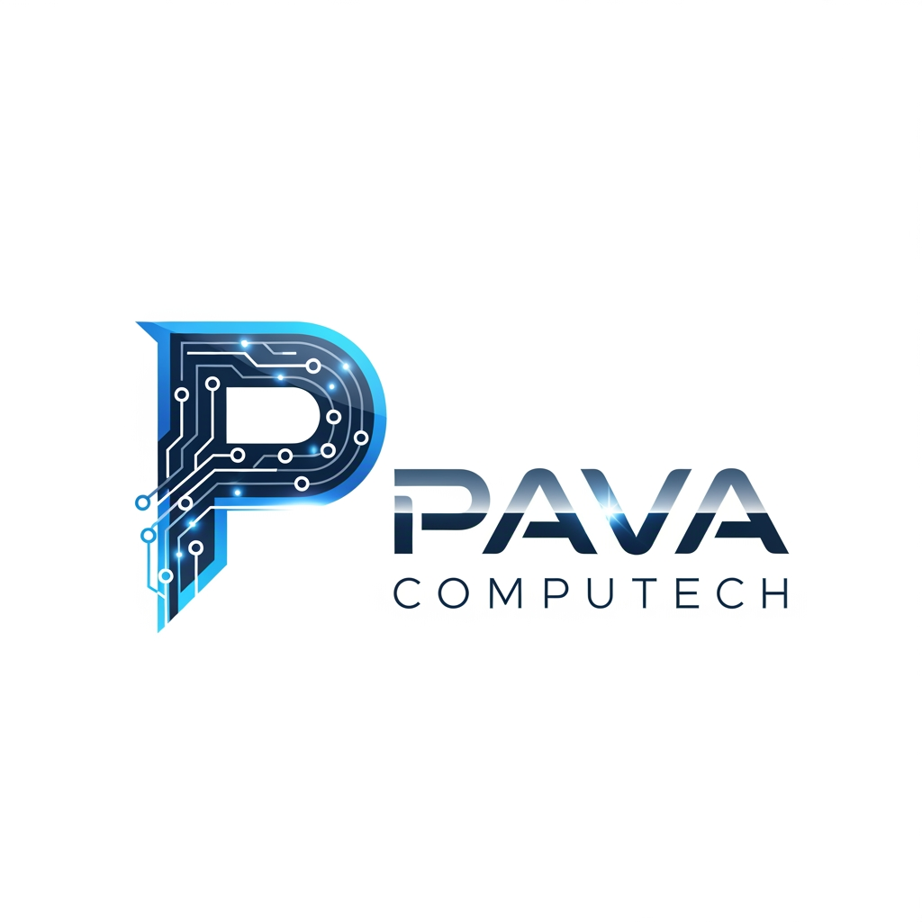 AI Design for make a logo of pava computech