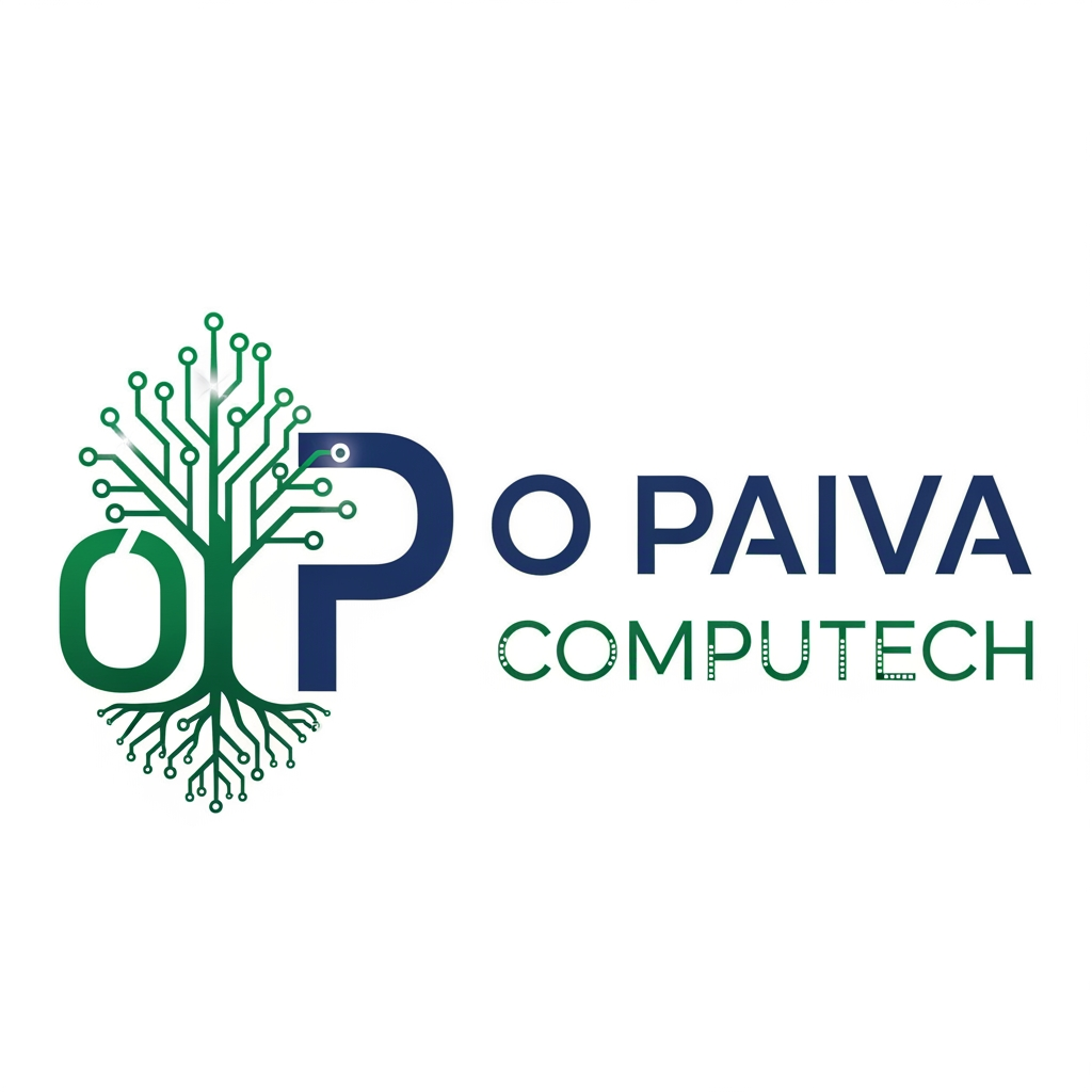 AI Design for make logo o paiva computech